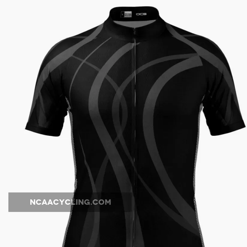 Men's Winding Road Black Cycling Jersey Restock
