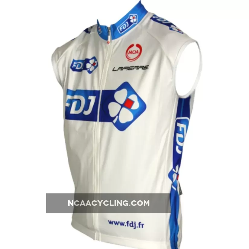 FRANCAISE DES JEUX (FDJ) 2011 MOA Radsport-Profi-Team Sleeveless Jersey vest