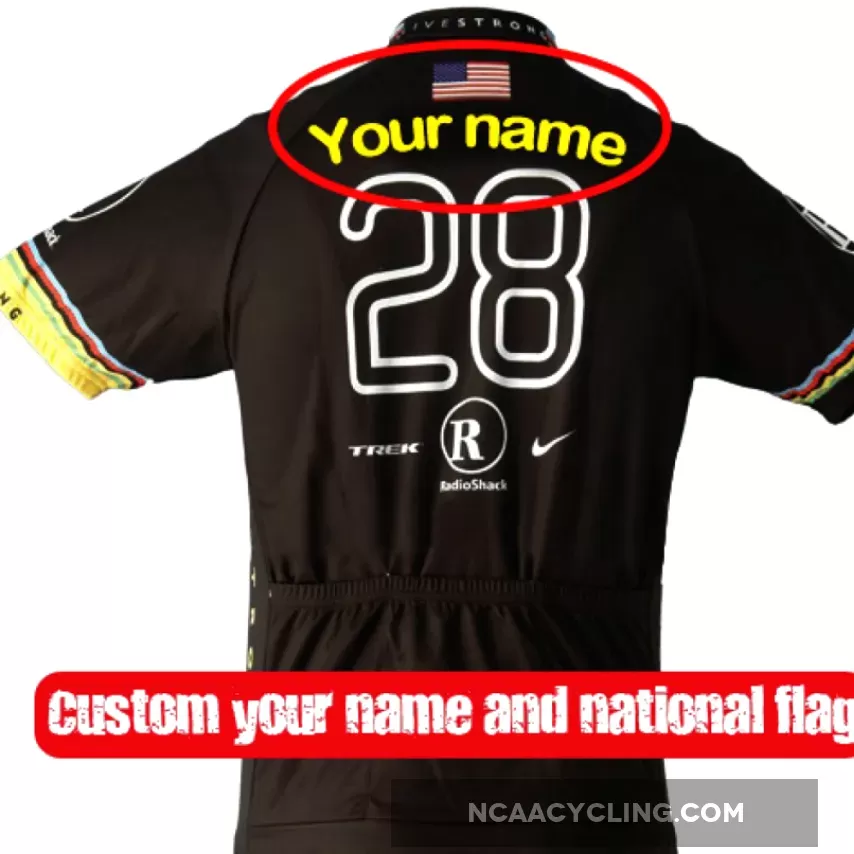 Customize RadioShack 28 Jersey With your name and national flag