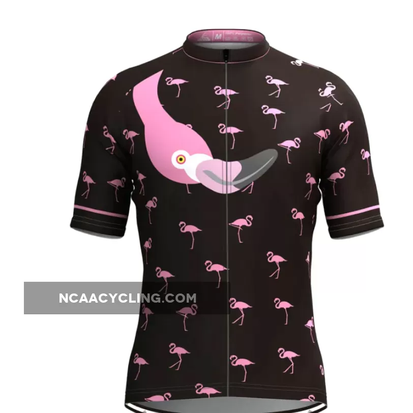 Pink Flamingo Themed Men's Cycling Jersey Restock