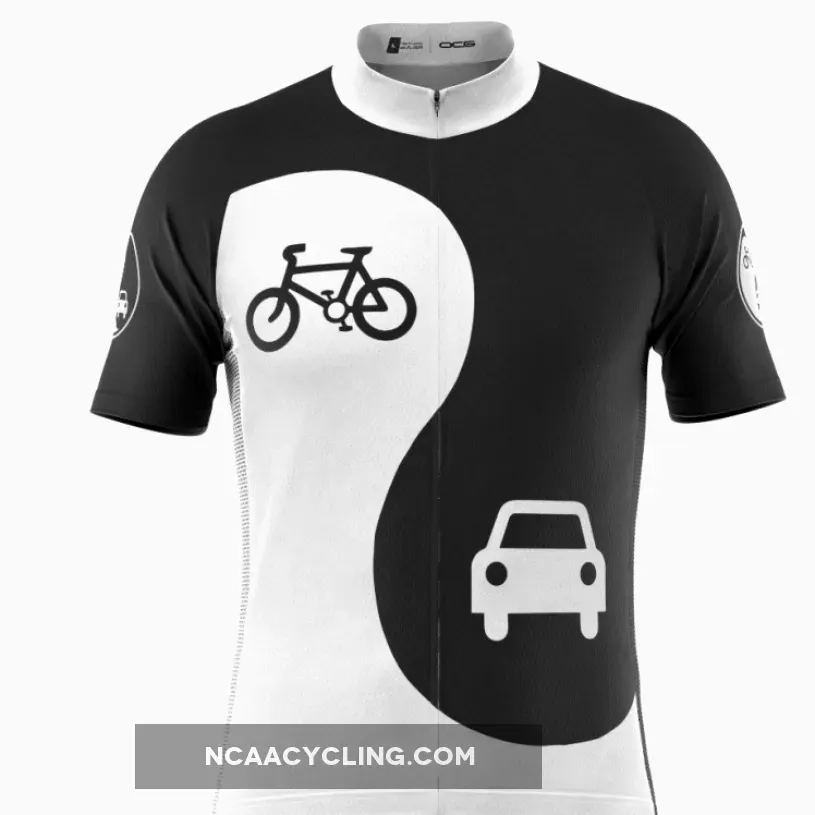 Men's Yin and Yang Coexist Short Sleeve Cycling Jersey