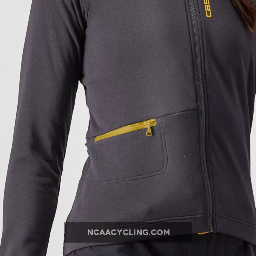 Castelli Unlimited Trail woman long sleeves jersey - Grey