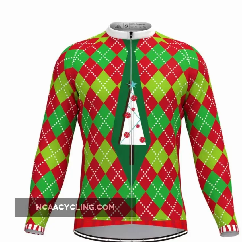 Ugly Christmas Sweater Long Sleeve Cycling Jersey V4 To Buy