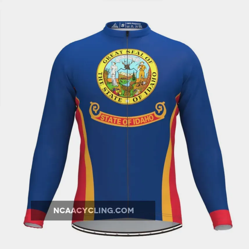 The Idaho State Flag Men's LS Cycling Jersey New Releases
