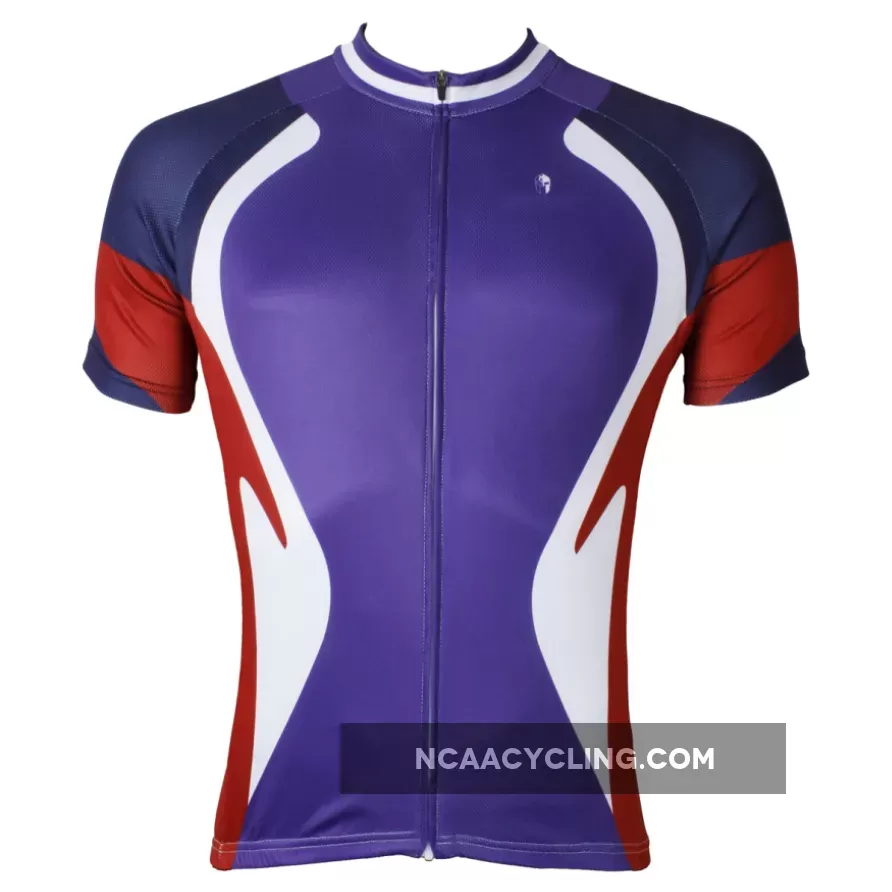 Funnel Purple Cycling Short-sleeve Jersey Summer T-shirts NO.523