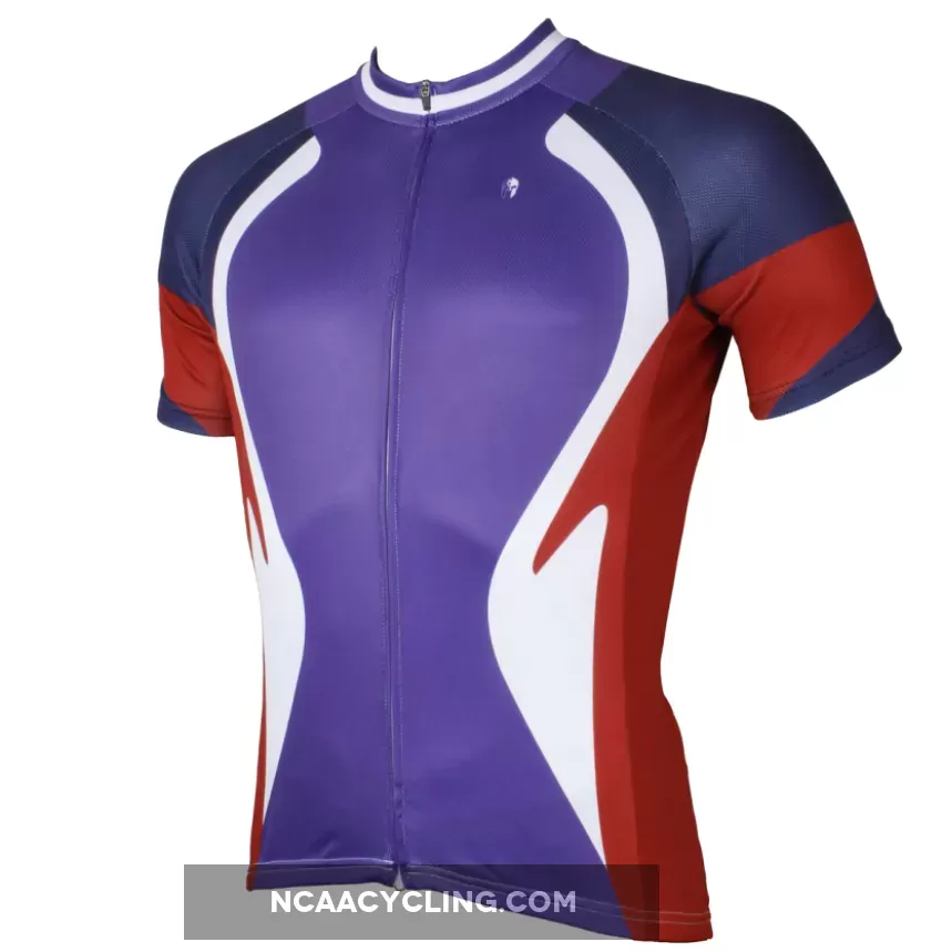 Funnel Purple Cycling Short-sleeve Jersey Summer T-shirts NO.523