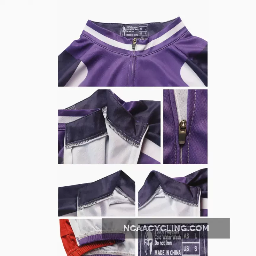 Funnel Purple Cycling Short-sleeve Jersey Summer T-shirts NO.523