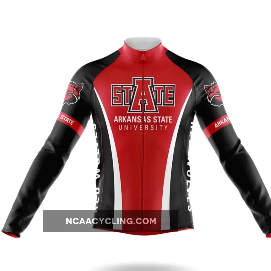 Arkansas State University Long Sleeve Cycling Jersey Only