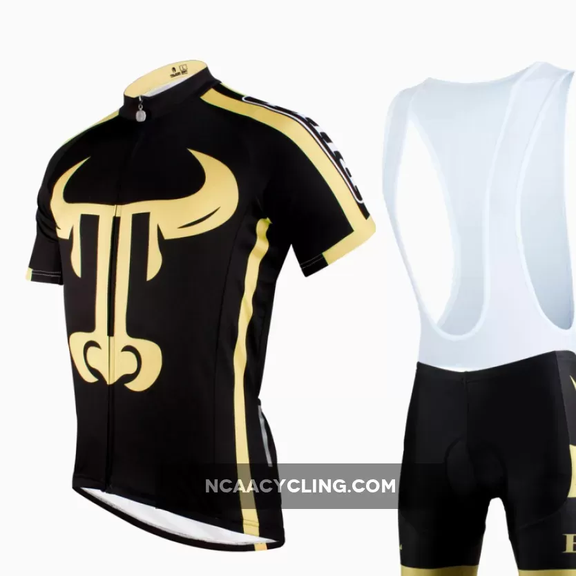 ILPALADINO Animal Golden Bull Man's Short-sleeve Cycling Jersey Team Kit Jacket Pro Cycle Clothing Racing Apparel T-shirt Summer Spring Suit Spring Autumn Clothes Sportswear NO.628