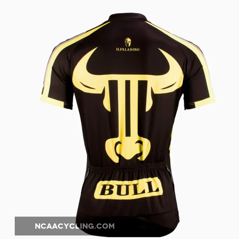 ILPALADINO Animal Golden Bull Man's Short-sleeve Cycling Jersey Team Kit Jacket Pro Cycle Clothing Racing Apparel T-shirt Summer Spring Suit Spring Autumn Clothes Sportswear NO.628