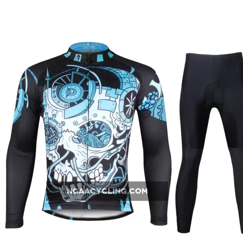 Men's Cycling Long-sleeved Jersey Cycling Clothing Hidden Zipper Fashion Design Leisure Sports Clothing Outdoor Cycling Suit 738