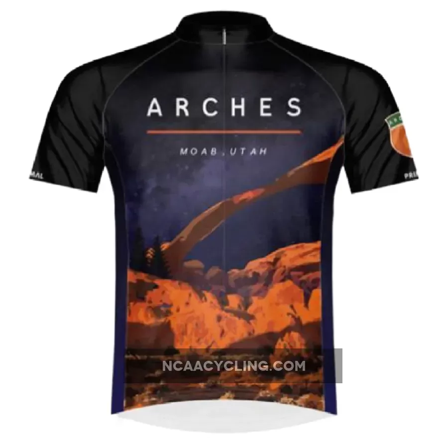 Primal Wear Arches National Park Moab Utah Full Zip Short Sleeve Sport Cycling Jersey / Moab Utah Zip ARCSJ20M_M