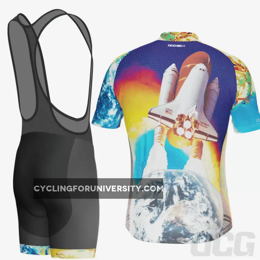 Men's Astronaut to the Moon Short Sleeve Cycling Kit Moon Cycling