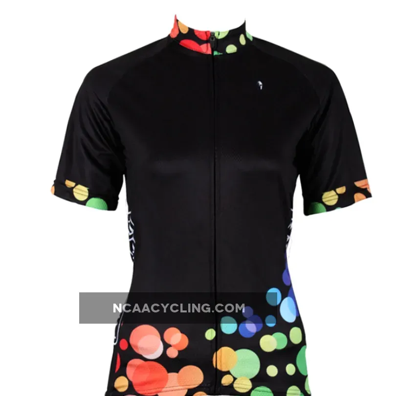 ILPALADINO Halation Black Cycling Jersey Bicycling Summer Pro Cycle Apparel Outdoor Sports Leisure Biking Shirts Breathable and Comfortable NO.217