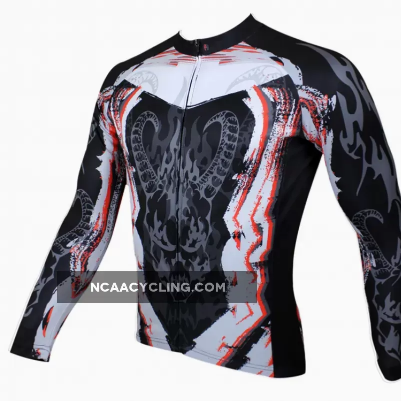 Goat Bike Clothing Men's Long-sleeved Cycling Jersey Animal Pattern NO.107
