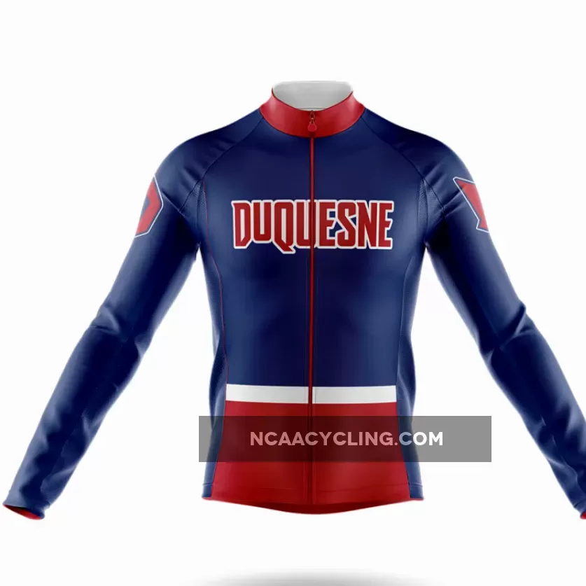 For Sale Duquesne Dukes Long Sleeve Cycling Jersey Only