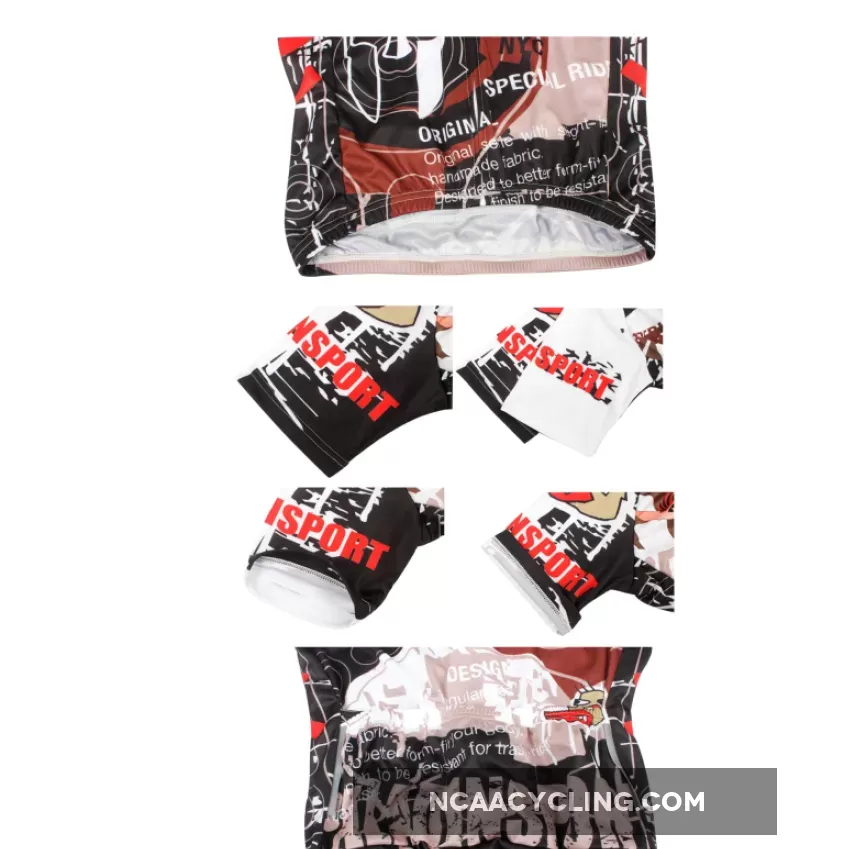 Hot Sale Cycling Clothing Dazzling Cycling Jersey Bike Clothing Cycling Pattern Men's Long-sleeved Jersey for Summer Breathable Fabric(velvet)