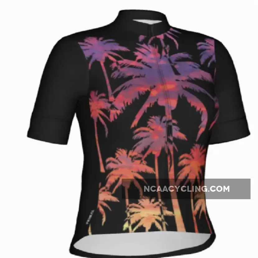 Primal Wear Vice Women's Palm Tree Full Zip Helix 2.0 Cycling Jersey