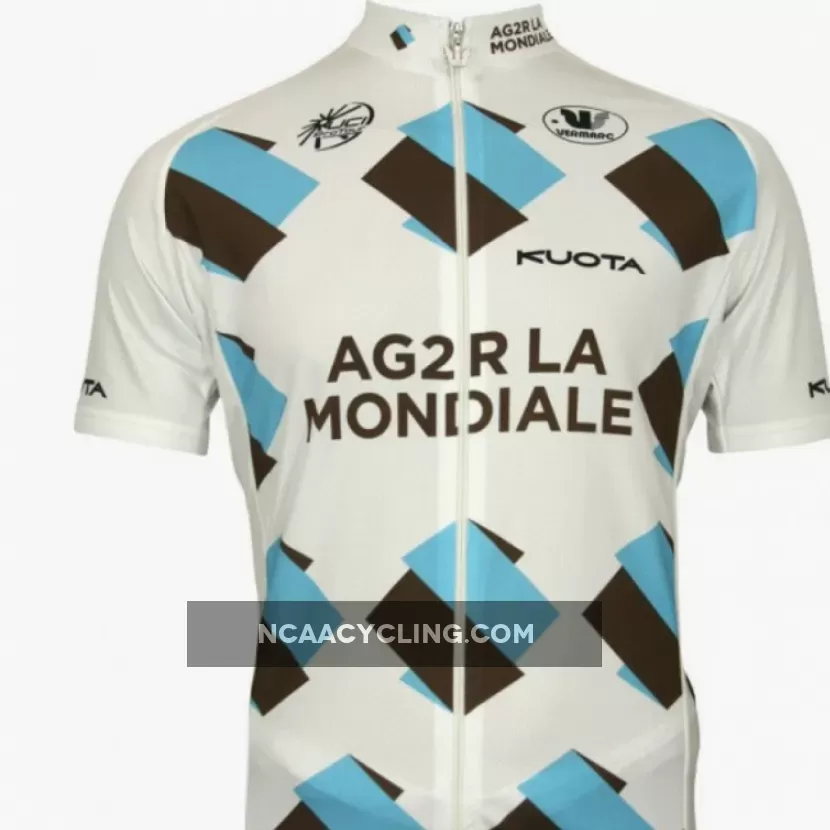 Ag2r la Mondiale 2010 Vermarc Radsport-Profi-Team Short sleeve Cycling jersey