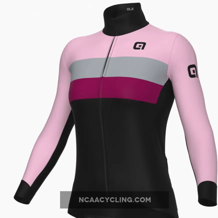 Ale Off Road Gravel Chaos long sleeve woman jersey - Pink / Maillot Velo Gravel