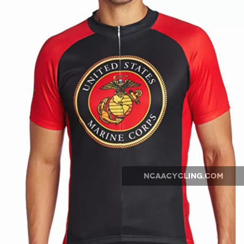 US United States Marine Corps Short Sleeve Cycling Jerseys