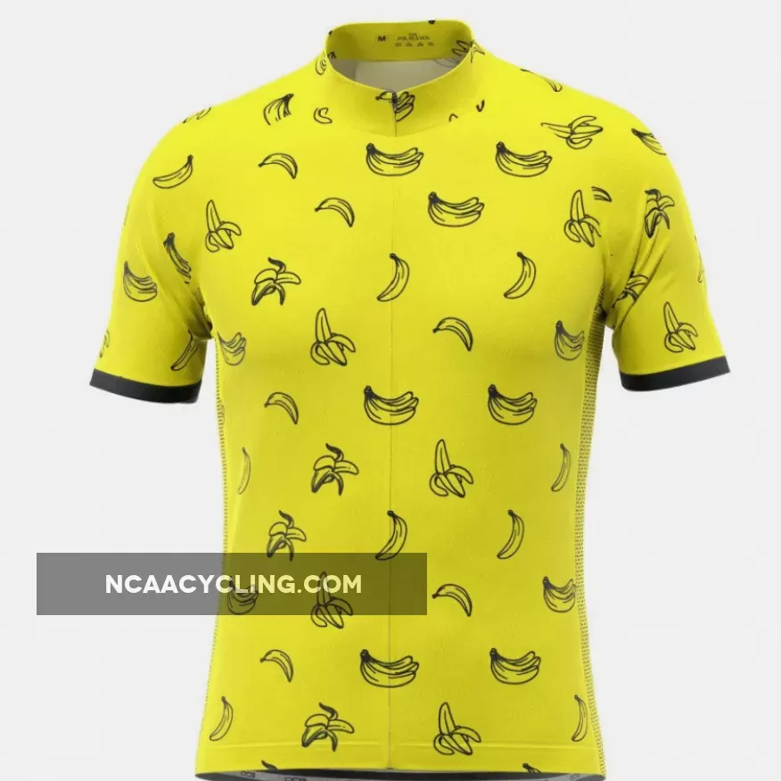 Men's Must Be Bananas Short Sleeve Cycling Jersey Bananas Mens