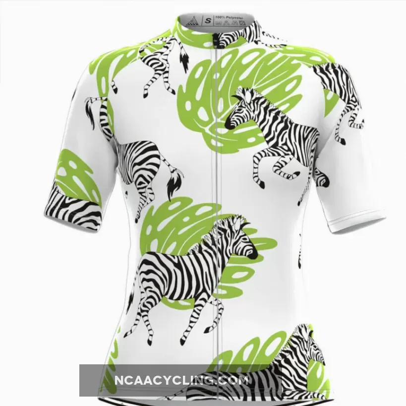Women's Zebra Print Aloha Hawaiian Cycling Jersey To Buy