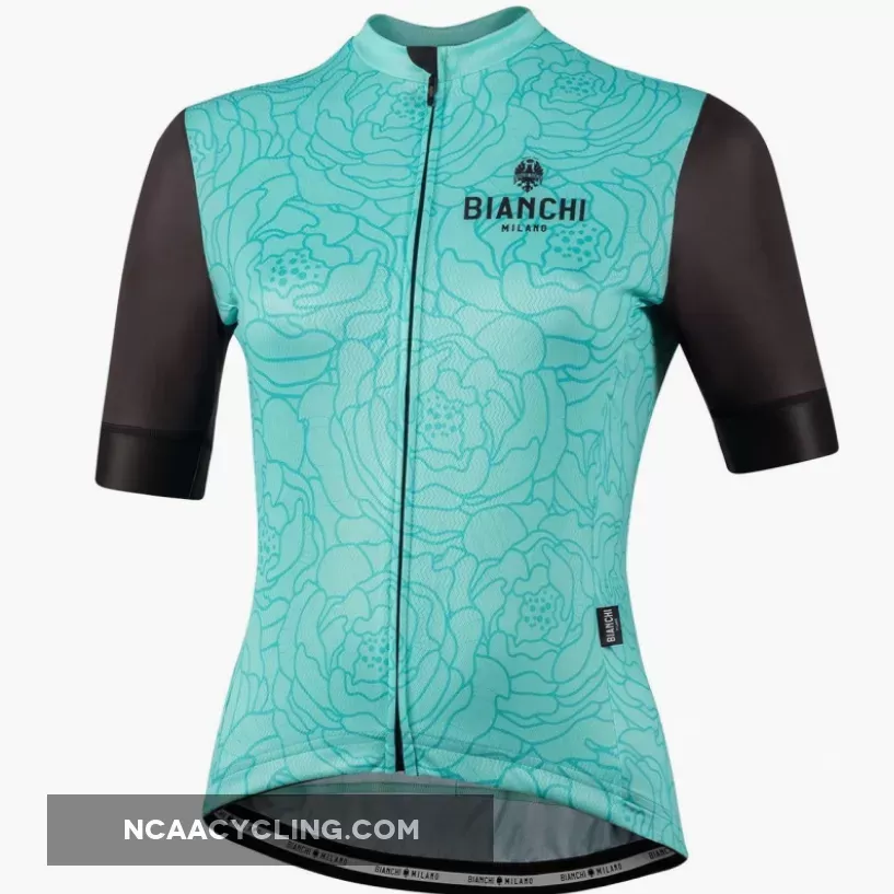 BIANCHI MILANO SOSIO short sleeve cycling Jersey Women's Celeste / Bianchi Cycling Jersey