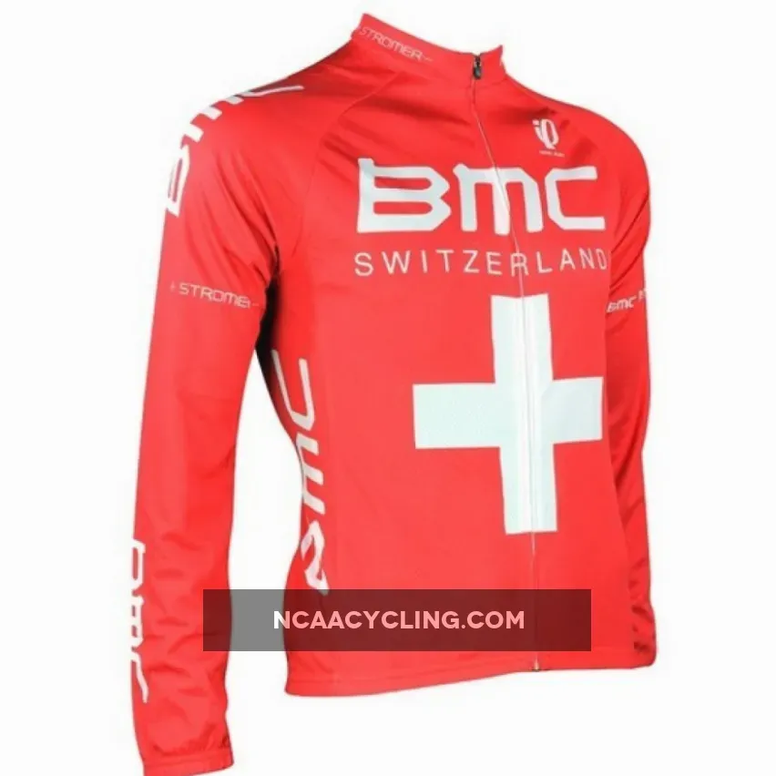 2013 BMC SWISS CHAMPION Cycling LONG SLEEVE Winter Jacket