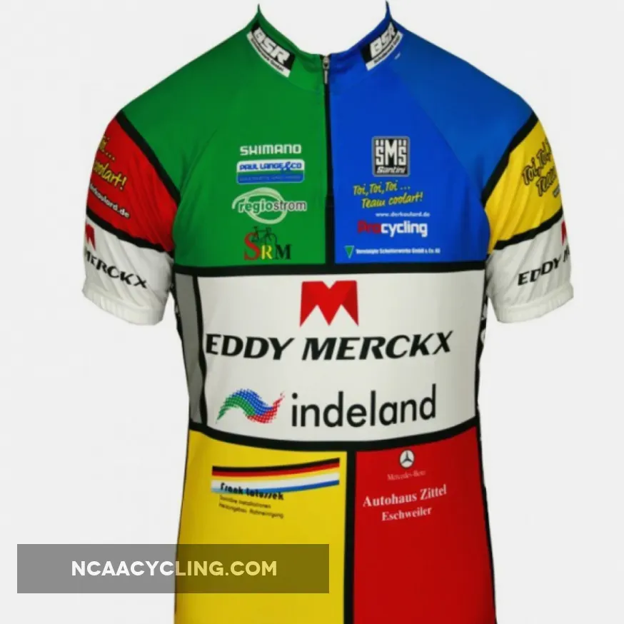EDDY MERCKX INDELAND 2012 Radsport-Profi-Team - Short Sleeve Jersey