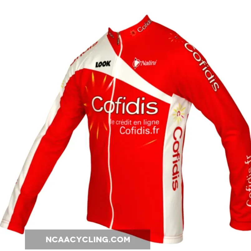 Cofidis 2012 Radsport-Profi-Team-Winter fleece long sleeve jersey jacket