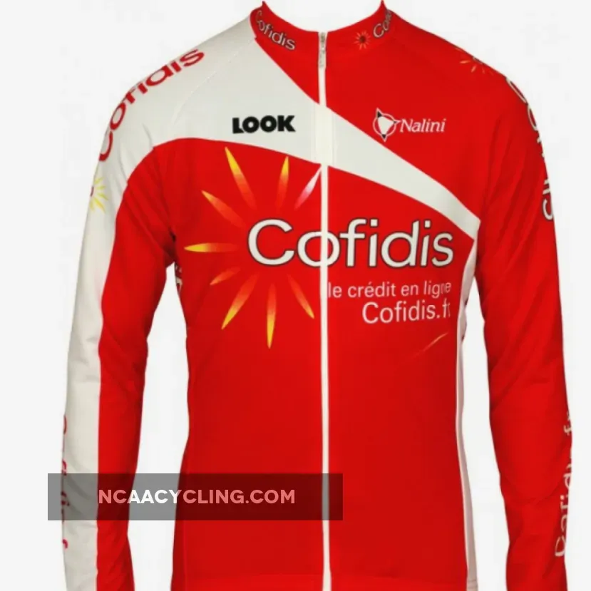 Cofidis 2012 Radsport-Profi-Team-Winter fleece long sleeve jersey jacket