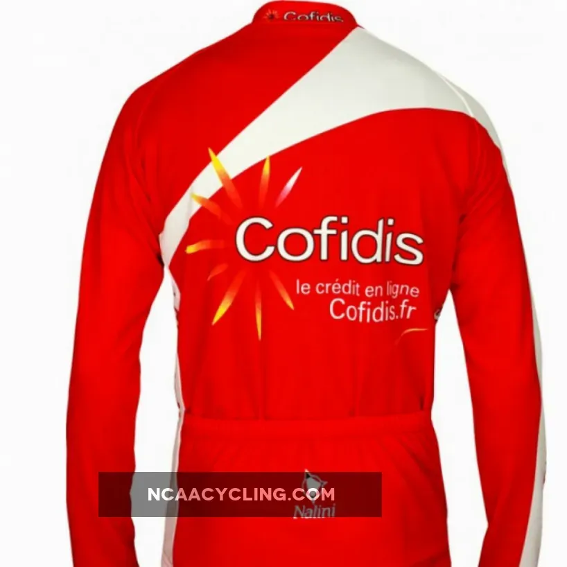 Cofidis 2012 Radsport-Profi-Team-Winter fleece long sleeve jersey jacket