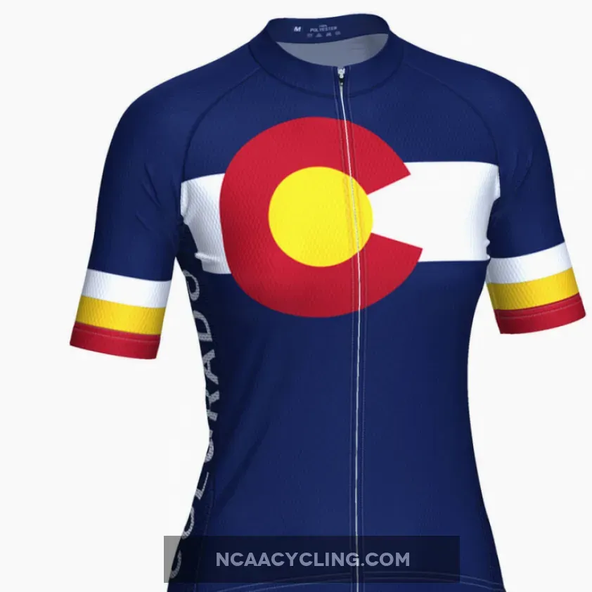 Women's Colorado USA State Short Sleeve Cycling Jersey