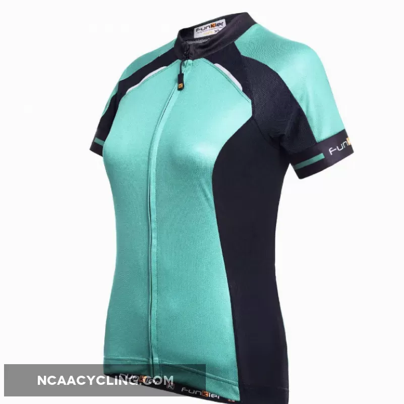 FunKier Firenze Full Zip Short Sleeve Women's Cycling Jersey Mint