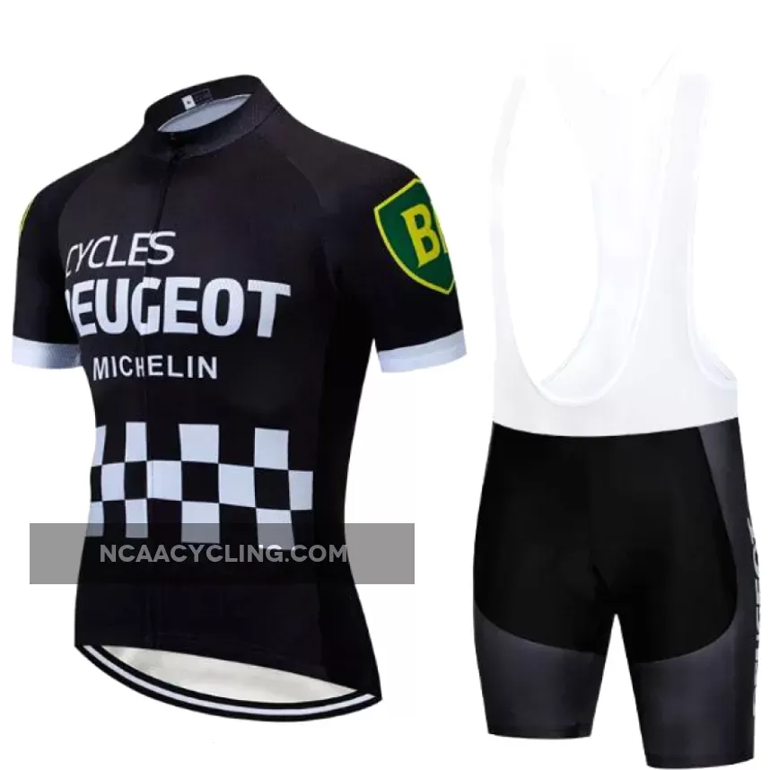 Black Peugeot Retro Cycling Set For Sale