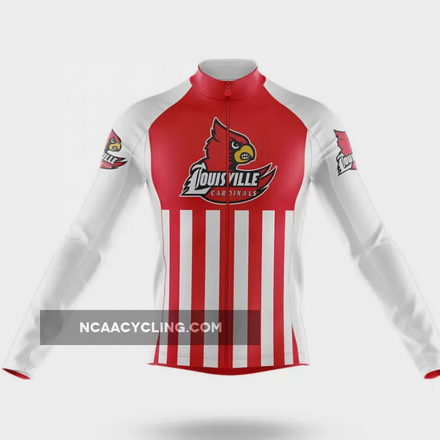 University of Louisville USA Long Sleeve Cycling Jersey Only