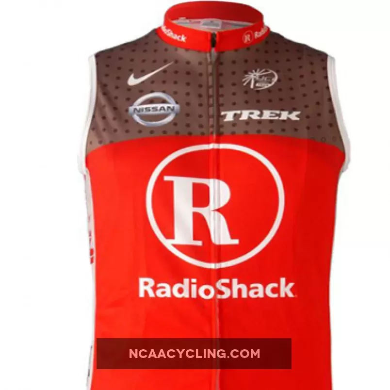 Team RadioShack Cycling Sleeveless Vest RED For Sale