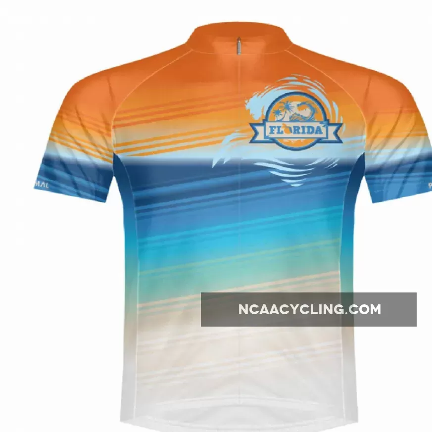 Primal Wear Florida Men's Sport Cut Full Zip Short Sleeve Cycling Jersey #Primal Cycling Jerseys FRDAJ20M-M