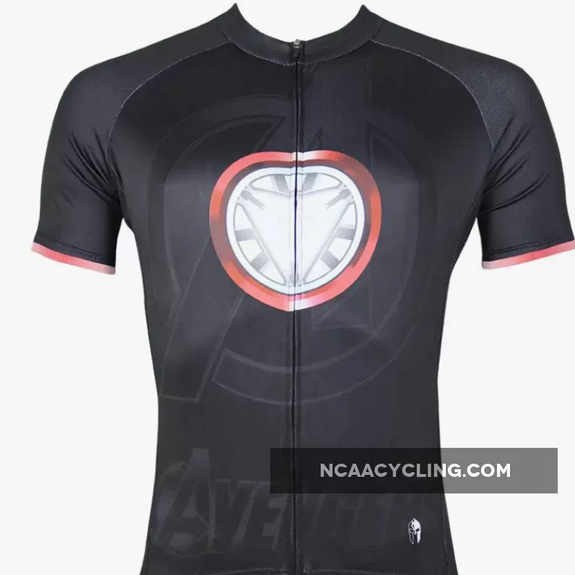 Marvel Comics Super Hero Iron Man Men's Short/Long-sleeve Cycling Jersey Jacket T-shirt Summer Spring Autumn Clothes Sportswear Iron Man NO.043