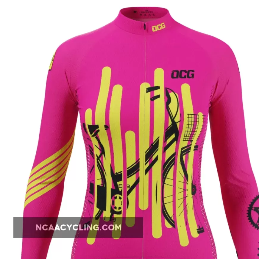 Women's Born To Ride Series 2 Long Sleeve Cycling Jersey