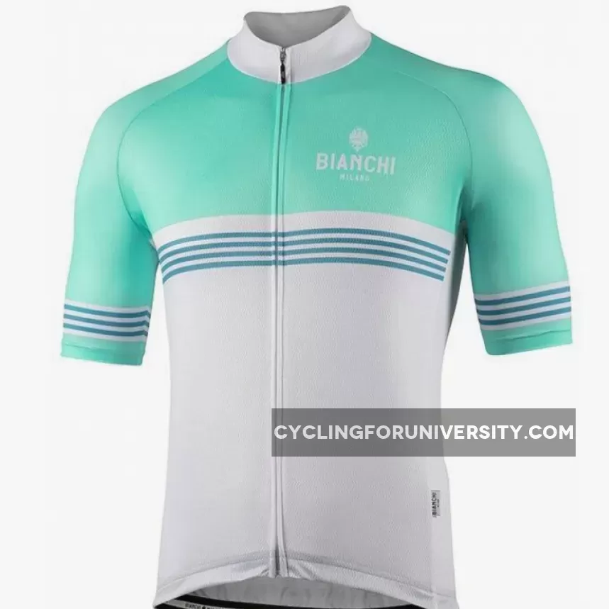 Bianchi Milano Prizzi White Celeste Jersey,