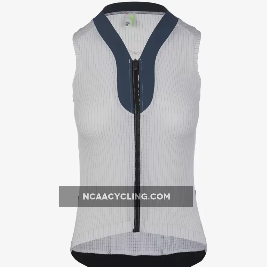 Q36.5 L1 Lady Pinstripe sleeveless women jersey - White 025W.1.S