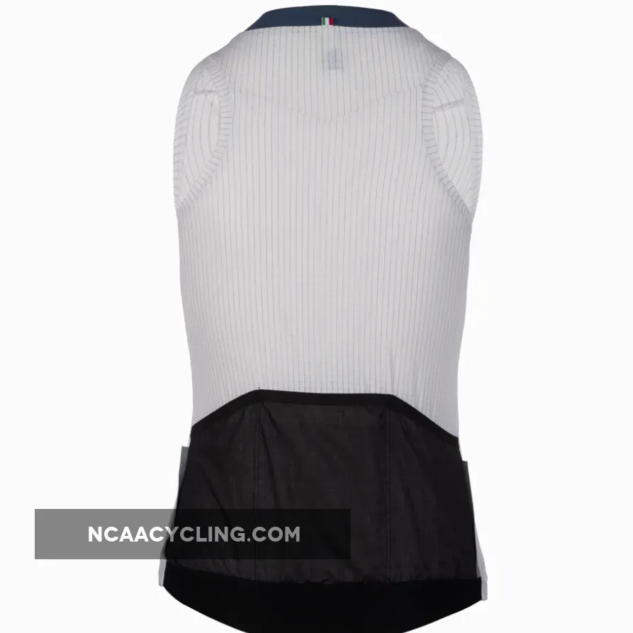 Q36.5 L1 Lady Pinstripe sleeveless women jersey - White 025W.1.S