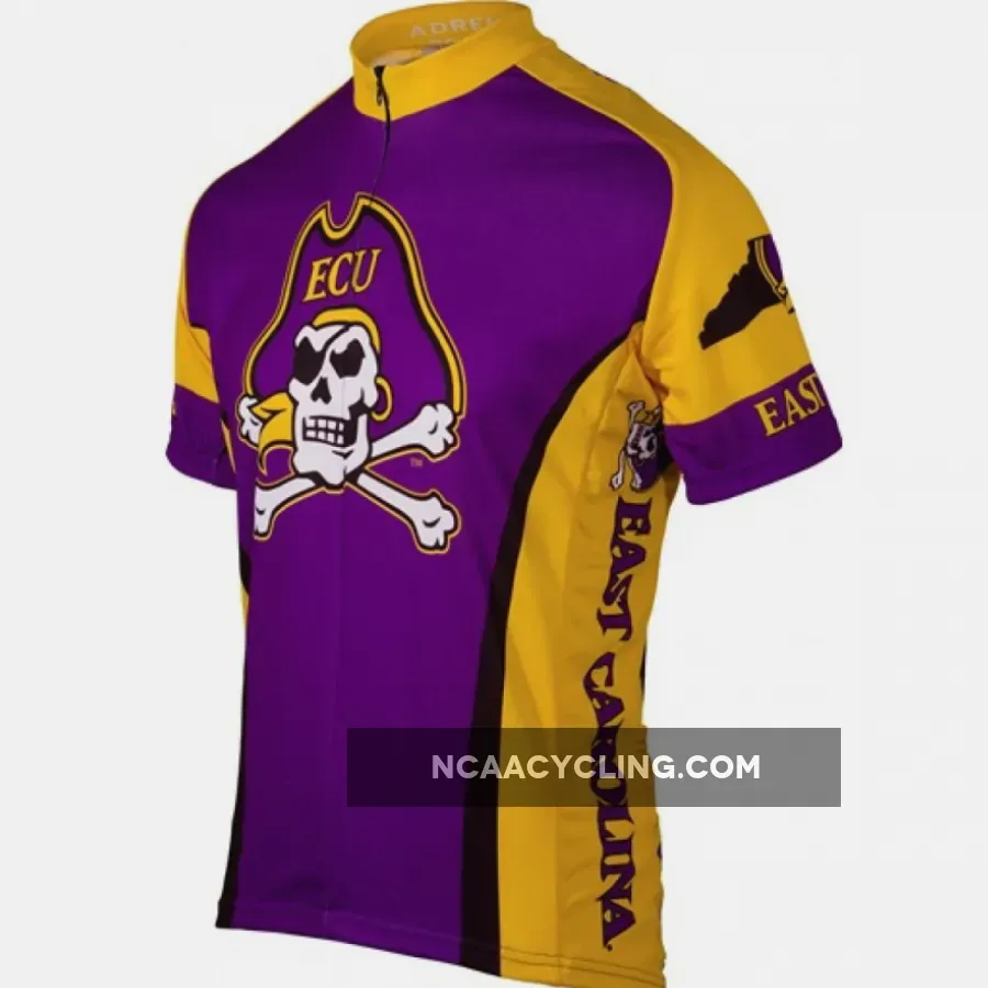 ECU EAST CAROLINA UNIVERSITY Cycling Short Sleeve Jersey