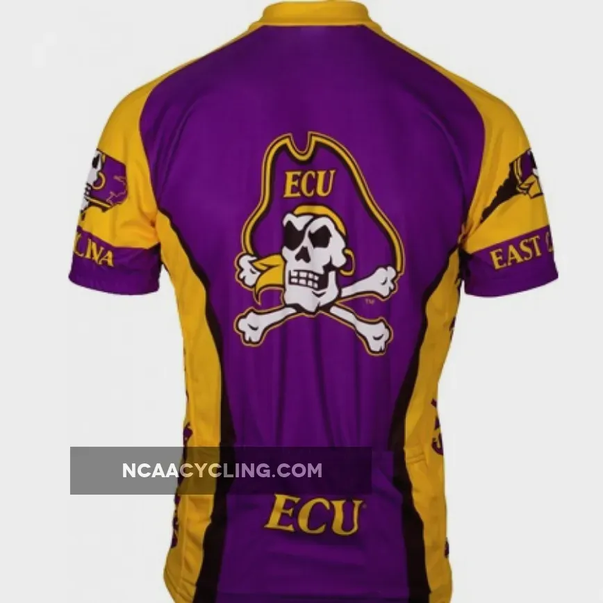 ECU EAST CAROLINA UNIVERSITY Cycling Short Sleeve Jersey