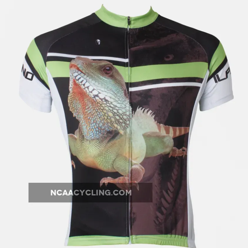 ILPALADINO Chameleon Nature Men's Professional MTB Cycling Jersey Breathable and Quick Dry Comfortable Bike Shirt for Summer NO.556