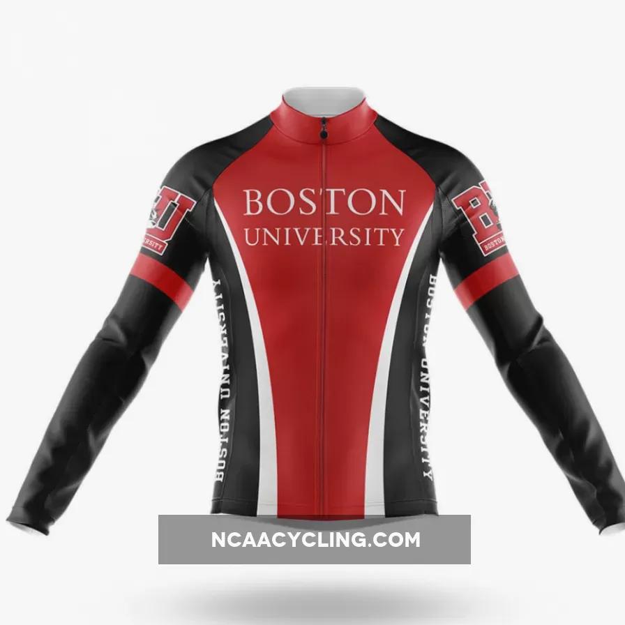 Boston University Long Sleeve Cycling Jersey Only Restock