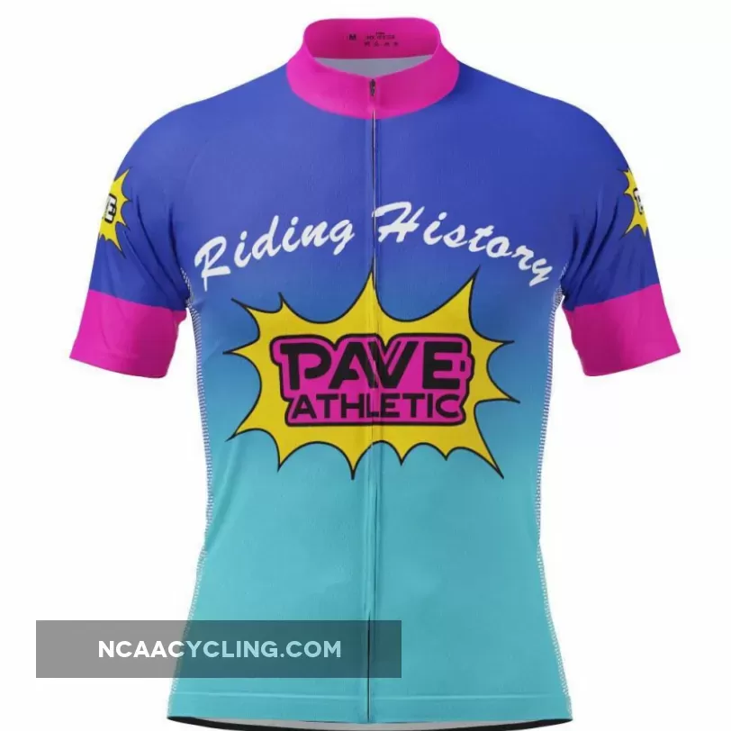 PAVE Athletic Retro Impact Short Sleeve Cycling Jersey