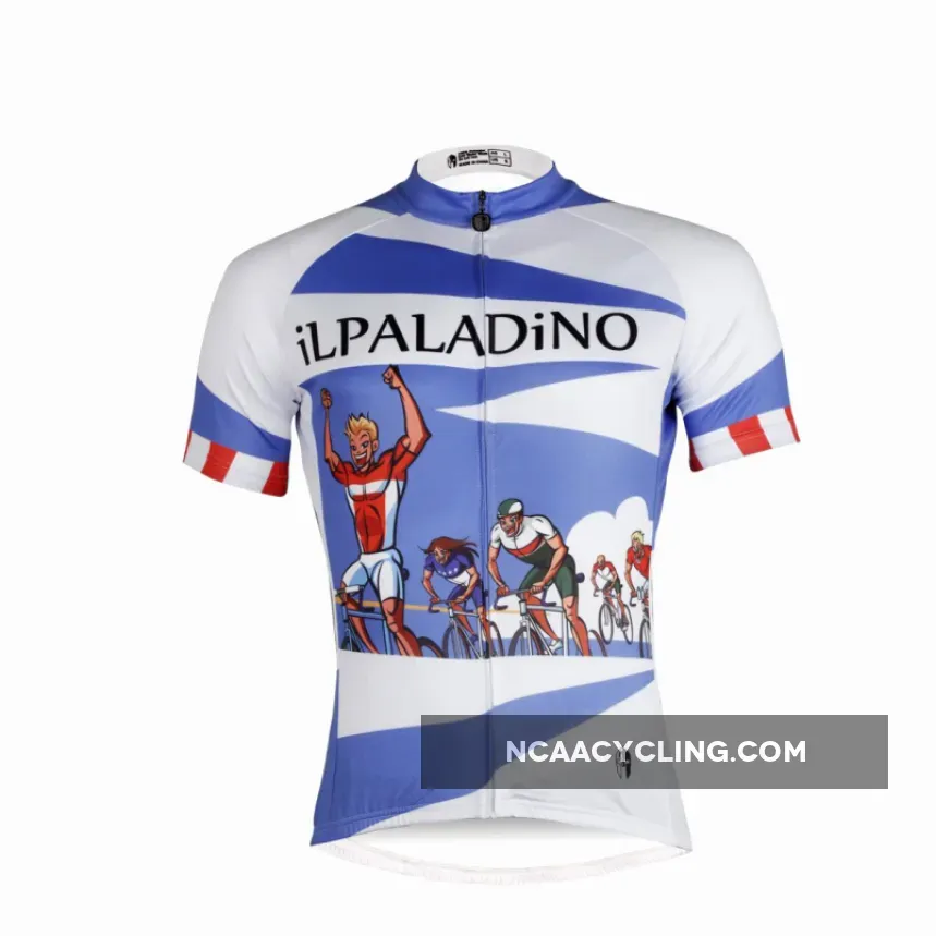 ILPALADINO Cycling Race Winner Men's Professional MTB Cycling Jersey Breathable and Quick Dry Comfortable Bike Shirt for Summer NO.694